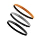 thumbnail image 3 of 3 Diademas Deportivas Elásticas Antideslizantes Para Entrenamiento Fútbol Negro Naranja Gris, 3 of 5