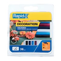 Rapid - 36 Barras De Silicona De Colores 7Mm X 90Mm - Ps