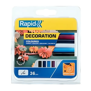 Rapid - 36 Barras De Silicona De Colores 7Mm X 90Mm - Ps