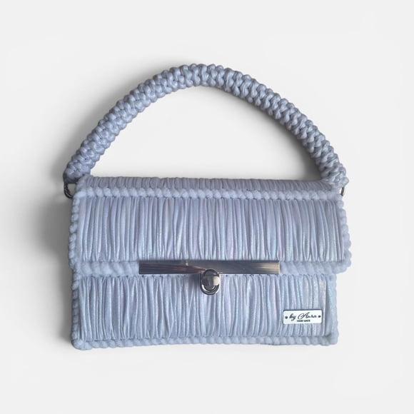 Cartera Fiesta Elara a Crochet Blanco