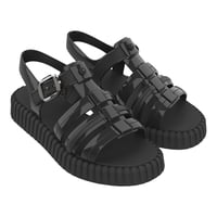 Sandalia Mujer Negro Drop Zaxy