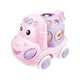 thumbnail image 3 of Vehículo Con Motor De Fricción Para Niños, Sonajero Suave Y Camión Rodante Para Niños, Niñas, Color Rosa, 3 of 3