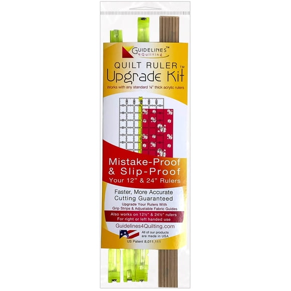 Pautas del kit de mejora de reglas para colchas, 4 acolchados de 30 cm y 60 cm