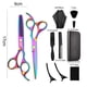 thumbnail image 2 of Juego de 10 tijeras de corte de pelo, kit profesional para peluquería, salón y hogar., 2 of 5