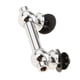 thumbnail image 4 of Terminales de tambor de doble extremo portátiles Fácil de usar Soporte de percusión de dos lados ajustable Accesorios de tambor Partes de instrumentos Plata 4.8cm, 4 of 5