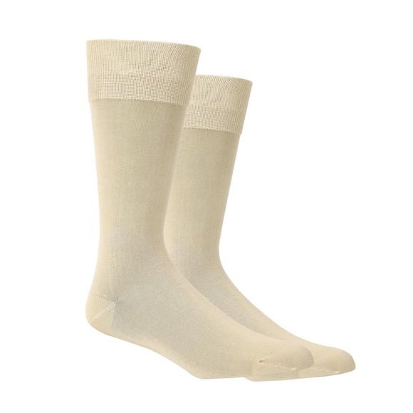 Pack 2 Pares Calcetines Hilo Hombre 144N-Beige A