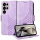 thumbnail image 1 of Carcasa FOXDOCK Samsung Galaxy S25 Ultra de cuero PU, diseño acolchado clásico, protección contra caídas y rayones, 1 of 5