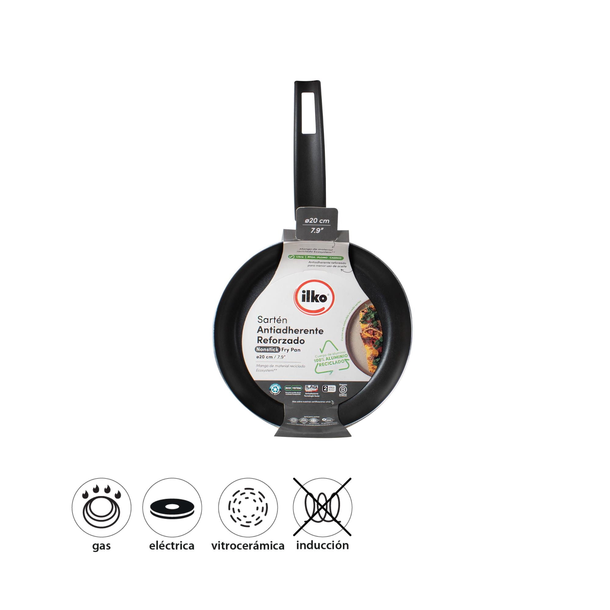 Ilko - Sartén 20 Cm Every Day Aluminio Reciclado Gris 1 Piezas