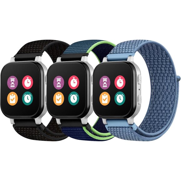Butifacion 3 Pack Kids Nylon Bands Compatible with Gizmo Watch