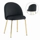 thumbnail image 2 of Silla Velvet Alicia Gold - Café, 2 of 2