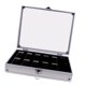 thumbnail image 5 of Caja De Reloj Caja De Reloj Caja De Joyería Superior De Vidrio De Aluminio Organizador 12 Ranuras, 5 of 5