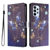 Foxdock Funda Tipo Cartera Para Samsung Galaxy A23 Con Soporte Y Correa – Diseño De Patrones Lindos