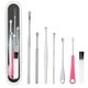 thumbnail image 1 of 6Pcs/Set Stainless Steel Ear Care Cleaning Tool Earpick Cleaner Curette Spoon Health Care Earpick Ear Wax Pickers Remover Tool, 1 of 3