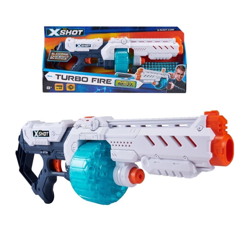 X-Shot - Lanzadores Turbo Fire Con 48 Dardos.