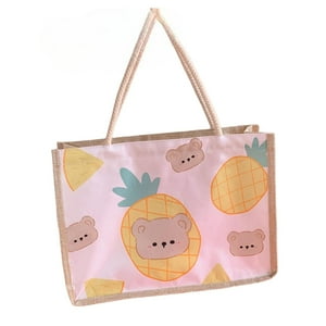 Total Upgrate - Bolso Cartera Cute Algodón Y Cáñamo 34X25 Osito