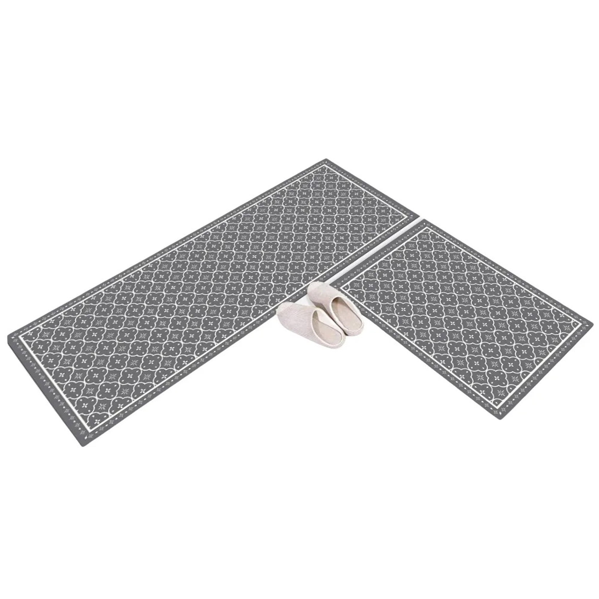 Genérica - Set 2 Alfombras De Cocina Antideslizante 120*45cm + 60*45cm