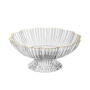 Bothyi - Cuenco Para Servir Frutas Con Orificios De Drenaje, Soporte Para Frutas Para Encimera De Cocina, Hogar, Blanco