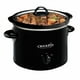 thumbnail image 1 of Olla de cocción lenta manual redonda de 2-QT Crock-Pot, negra (SCR200-B), 1 of 3