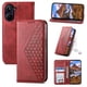 thumbnail image 1 of Funda Flip FOXDOCK para Realme 10 Pro 5G , Estilo Billetera con Diseño Rombo, Correa de Mano y Soporte, Uso Diario, 1 of 6