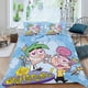 thumbnail image 2 of The Fairly Oddparents Conjunto de sábanas temático, trío de piezas, cómodo y amigable con la piel, diseño único, regalo de decoración para el hogar para familiares, amigos y fans,135cm *200cm, 2 of 6
