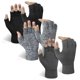 thumbnail image 1 of Guantes Evridwear, térmicos para invierno, con pantalla táctil, sin dedos, 3 pares, 1 of 7