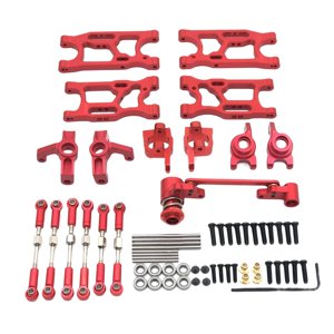 Bothyi - 1/12 1/14 Accesorios De Actualización De Metal Para Wltoys 144010 144001 Reemplazo Rojo