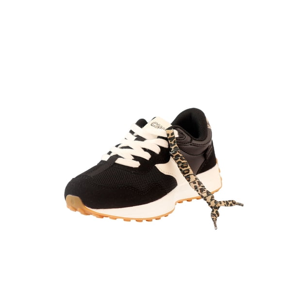 Zapatilla sport velcro elástico cordón junior niña