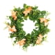 thumbnail image 1 of Greenery Wreath - Corona Floral Redonda De 18.0 In Para Primavera, Verano, Telón De Fondo, Hogar, Naranja, 1 of 5