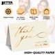 thumbnail image 3 of Tarjetas de agradecimiento Better Office Products, paquete de 50 unidades, color dorado metalizado, 3 of 7