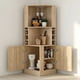 thumbnail image 4 of Mueble De Bar Esquinero Multifuncional 180x47x47cm Marrón Claro, 4 of 8