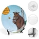 thumbnail image 4 of Grúfalo Plato decorativo de porcelana fina (bone china), plato decorativo de cerámica para hogar, oficina, soporte de pared, platos decorativos para dormitorio - 6 pulgadas (15 cm), 4 of 6