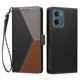 thumbnail image 3 of Funda Cartera Tricolor para Motorola Moto G05 con Soporte, Negro, 3 of 6