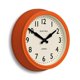 thumbnail image 1 of Reloj de Pared JONES CLOCKS Redondo 27 cm Naranja Vintage Retro, 1 of 5