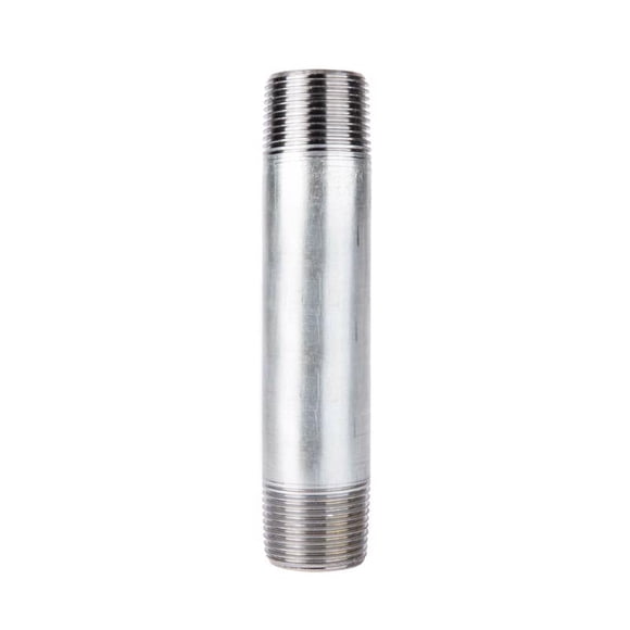 Nipple STZ Industries de acero galvanizado, 6 cm de largo y 2,5 cm de profundidad MIP