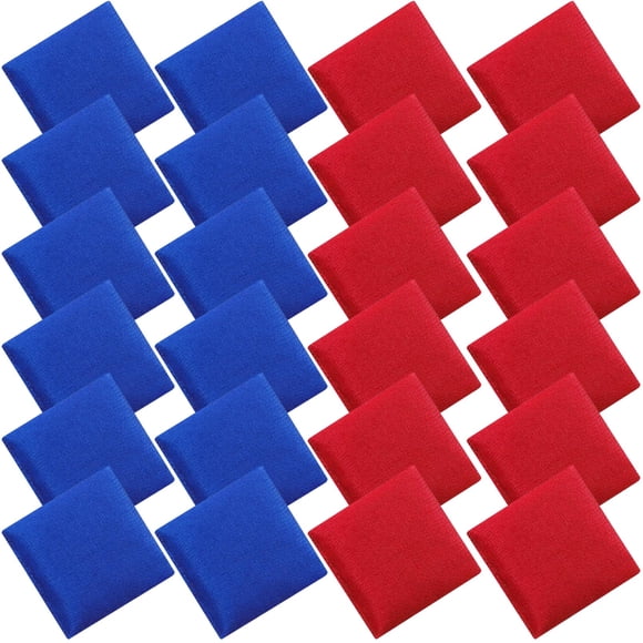 Bolsa de frijol mini Vyndicca 24 pzs 7 cm rojo/azul