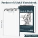 thumbnail image 2 of Cuaderno Sketch Fuxi Espiral Superior 14 x 21.6 cm 100 gsm Pack 2, 2 of 3