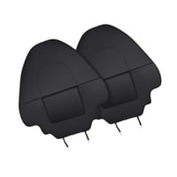 Magideal - Almohadilla Antipatadas Para Respaldo De Asiento De 2 Piezas Con Bolsillos Organizadores Que Reemplaza La Cubierta Del Respaldo Del Asiento, Alfombril