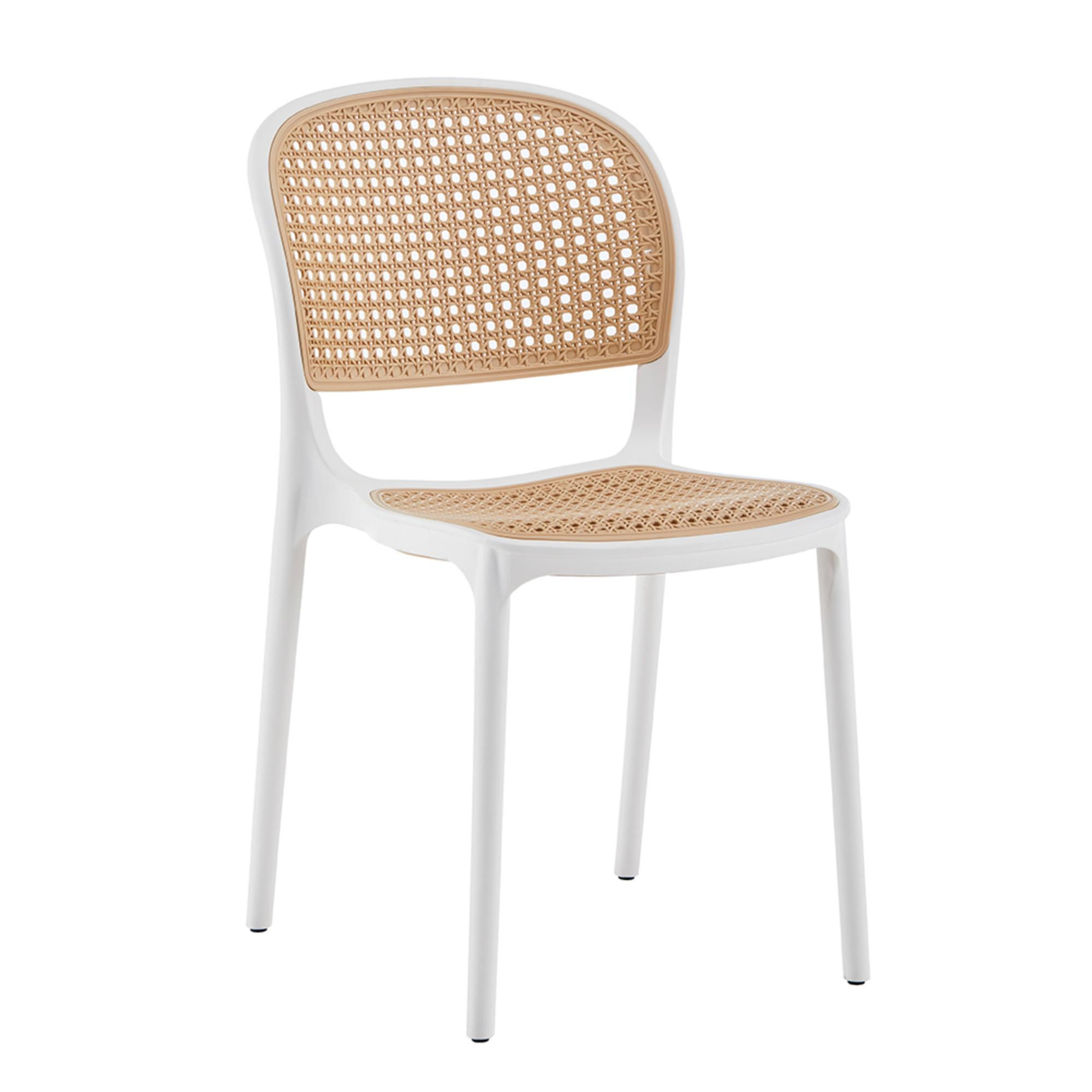 Mainstays - Silla Terraza Pc061-1 Rattan Blanco