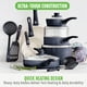 thumbnail image 2 of Juego de utensilios de cocina GreenLife Soft Grip, 16 piezas, cerámica antiadherente, 2 of 3