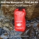 thumbnail image 2 of Botiquín de primeros auxilios WELL-STRONG, impermeable, con tapa enrollable, rojo, 2 of 9