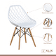 thumbnail image 3 of Pack de 4 Sillas Eames Enrejada Mesh - Blanca, 3 of 4