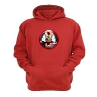 Genérico - Poleron Canguro Niño Hombre De Hierro Rojo Talla 6 Unisex