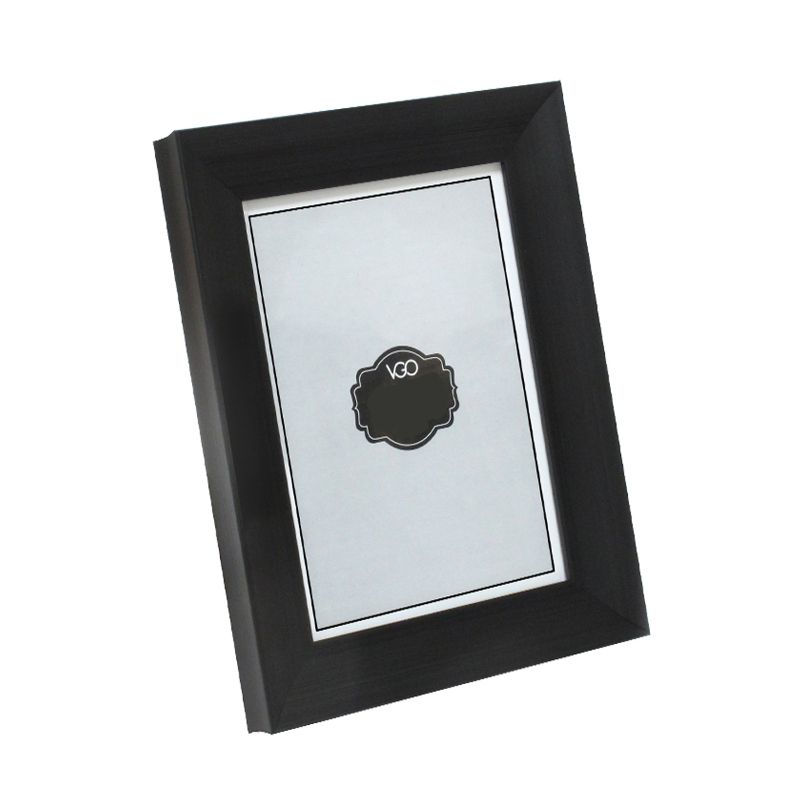 Vgo Marco Plastico Ancho Bombe Negro 13X18