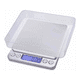 thumbnail image 1 of Pesa gramera joyería cocina 0.1g a 2000g color plata, 1 of 3