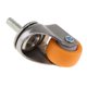 thumbnail image 2 of Ruedas Giratorias Para Servicio Pesado, Ruedas Giratorias, Ruedas De 1 Pulgada, Naranja, 2 of 5