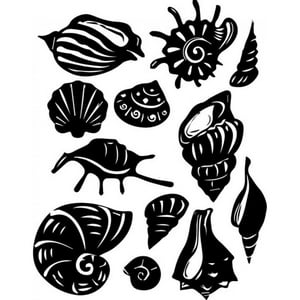 Rienda Libre Graphics - Decomural Sea Shell Nautical Set Ws-32939