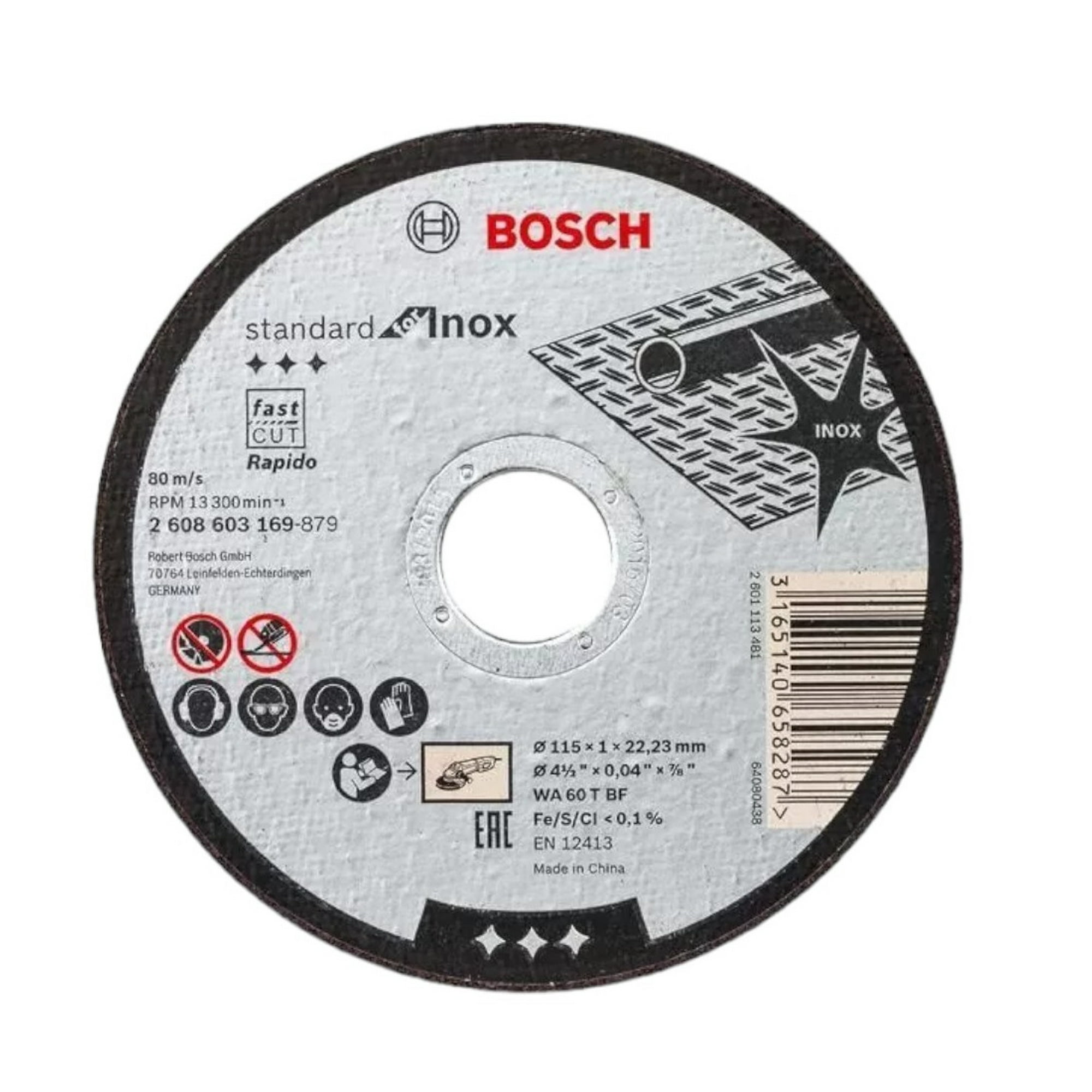 Bosch - Disco Corte Inox Standard 4 1 2 Cj 25un