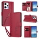 thumbnail image 2 of Funda Cartera Trébol para Xiaomi Redmi Note 12 Pro 5G con Ranuras Tarjetas y Carga Inalámbrica Rojo, 2 of 6