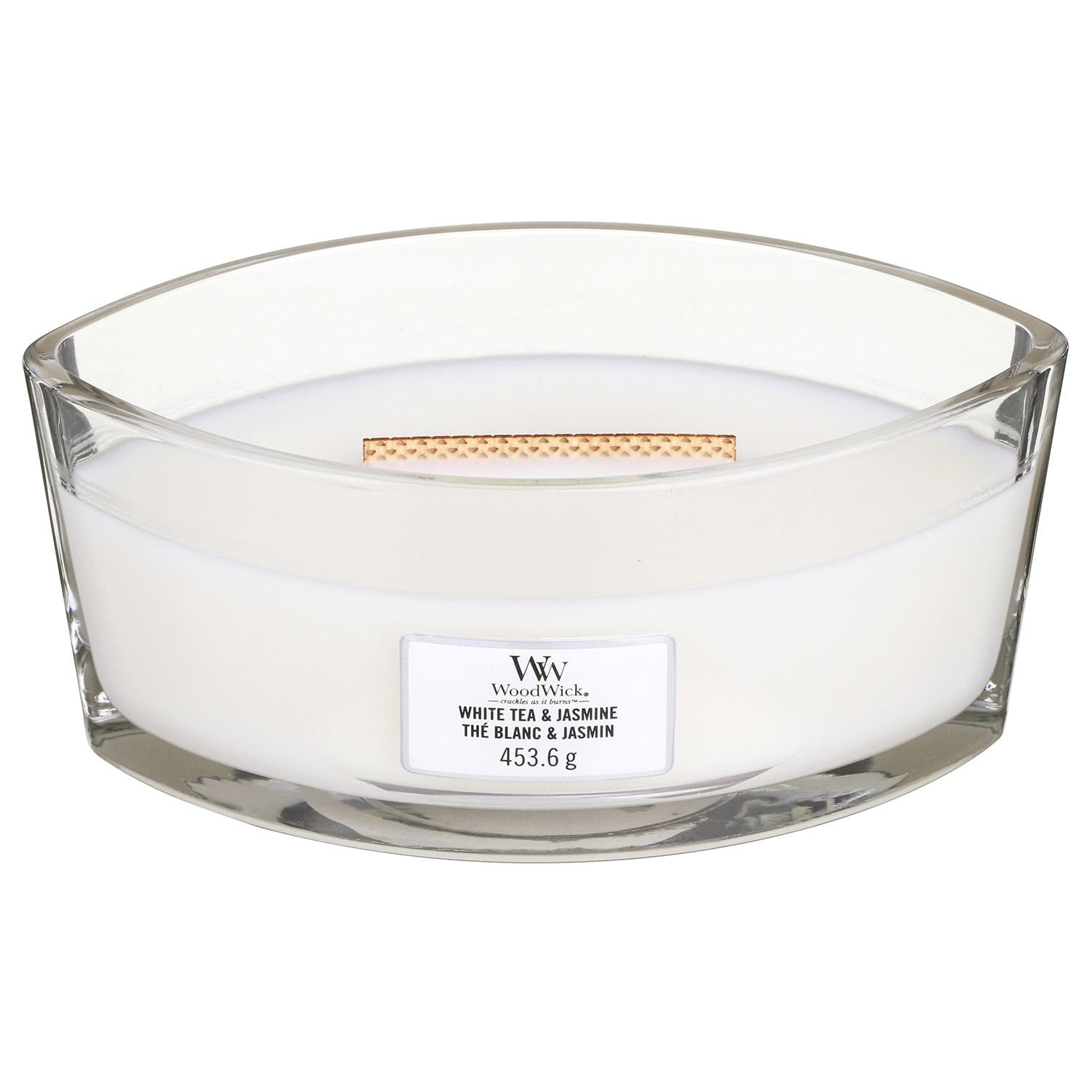 Ellipses Jar WoodWick - White Tea & Jasmine Ellipse Jar Candle (453.6g) | Lider