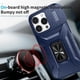 thumbnail image 2 of Funda Armada para iPhone 16 Pro con Tapa Deslizante y Soporte Magnético Giratorio Azul, 2 of 5